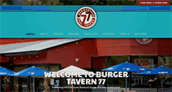 Desktop Screenshot of burgertavern77.com